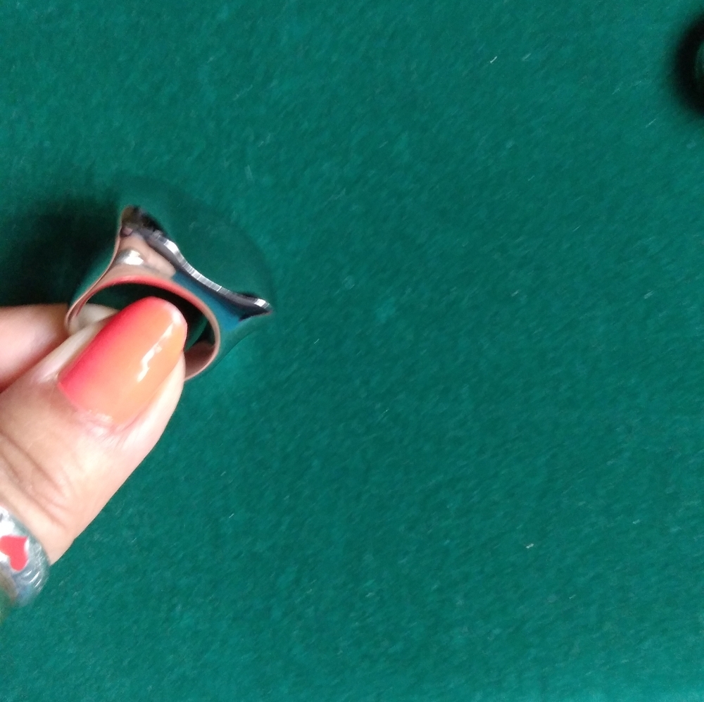 Stainless steel Bold ring - Picture 4 of 6